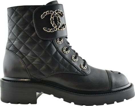 vintage chanel cowboy boots|chanel combat boots 2023.